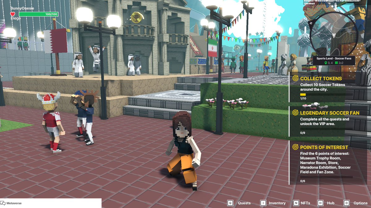 IrinaCososchi's tweet photo. @TheSandboxGame @hermitcrabgame Bringing my A game in Sports Land Stadium @hermitcrabgame ⚽ https://t.co/hWEfHCJdWQ