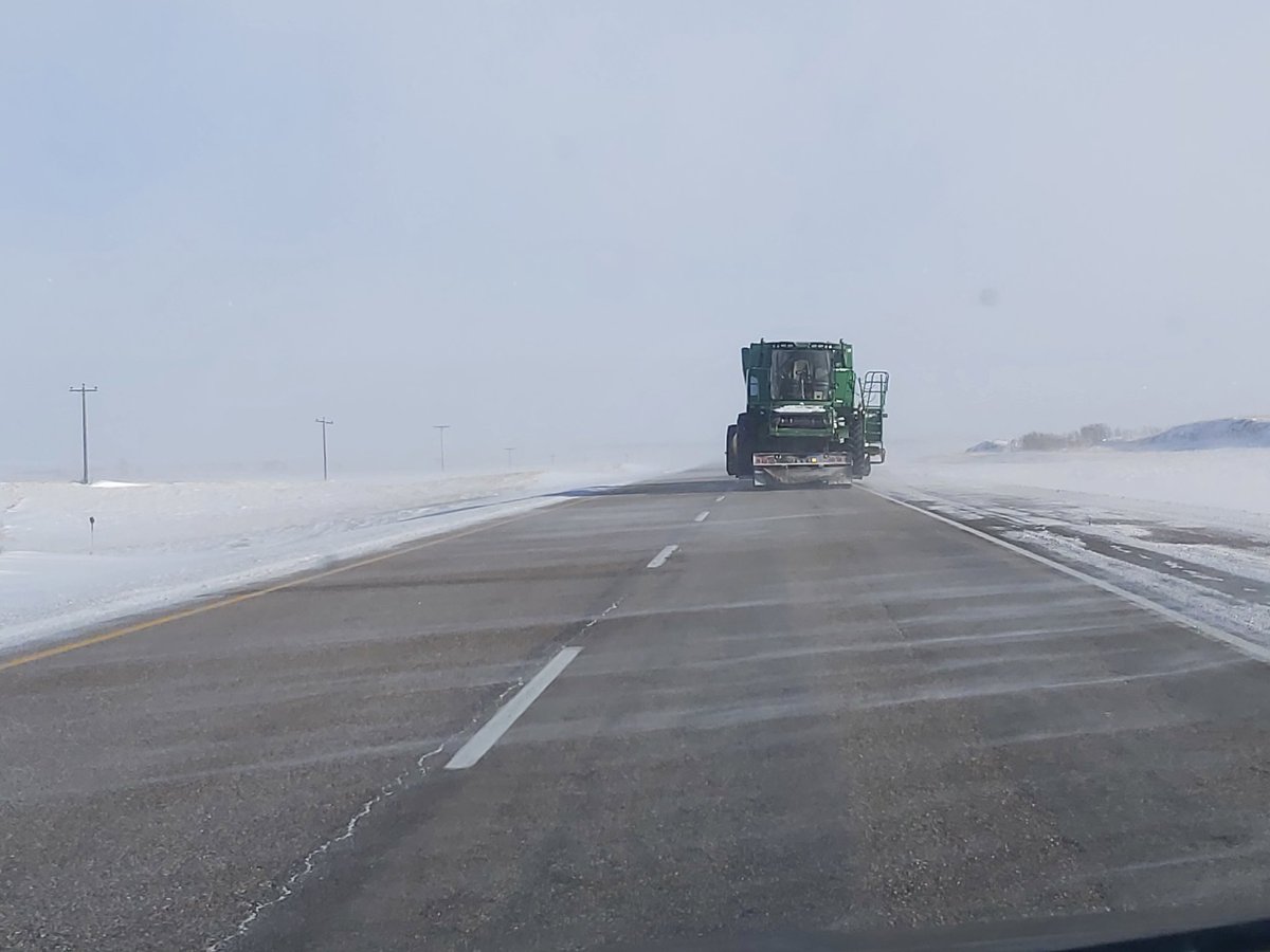 BrianBilawchuk's tweet photo. You know you are getting close to Regina when you start passing combines..#GreyCup #GreyCup2022 https://t.co/J0xaZqPzZt