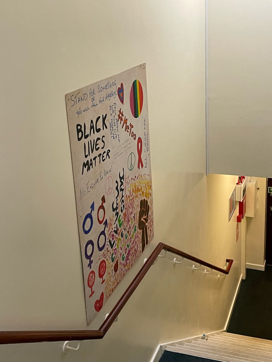 InspireNorthDur's tweet photo. A big thank you to our clients who have helped to create and hang this lovely art work in our Durham office. ๐จโ๐จ๐ง๐พโ๐จ๐ฉ๐ฟโ๐จ๐ฉโ๐จโฎ๏ธ
#Foundation #Foundationdurham #Durham #Antiracism #client #cleints #colabaration #workingwithclients #workingtogether #togetherisbetter https://t.co/tUWCRqUvN8