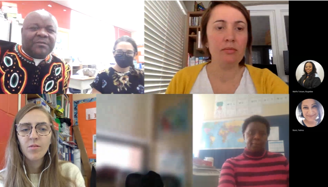 nziatcheu's tweet photo. Notre séance de rencontre en ligne #écoécole , #Écoéquipe , @EEJeanneLajoie ! Merci à tous les #collègues, à la #direction et #direction #adjointe de l'#école et aux #parents #bénévoles de votre participation à cette #réunion de mise en #route. https://t.co/EYlKk4hh1n