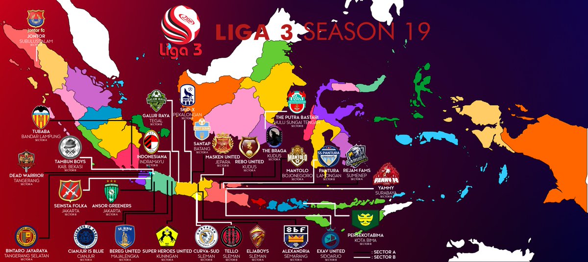 RESMI❗️❗️❗️
28 tim dari penjuru Indonesia siap berkompetisi di Liga 3 Season 19

Cek logo mereka disini:
drive.google.com/drive/u/4/fold…

#LIGA3TEI #LigaTopEleven