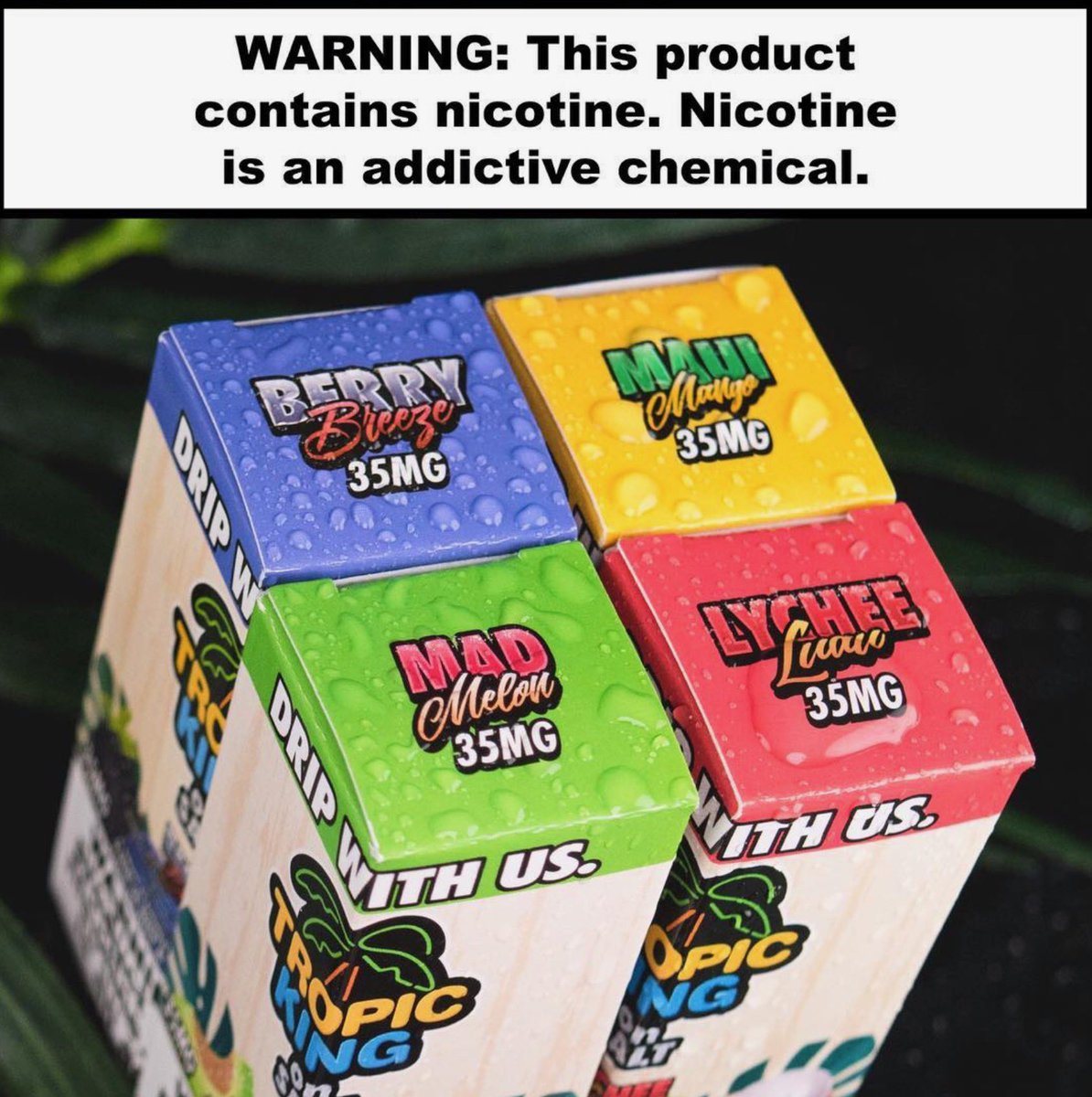 Tropic King On Salt E-liquid Line I now available at CSVAPE.COM!

#CsVape #VapePorn #VapeLyfe #CoilPorn #VGOD #Vappix #VapeSociety #VapeLove #VapeFriends #Vape4You #QuitSmoke #Vape #Vapor #CaliVapers #TrickLyfe #Epic #VapeCommunity #CloudScapeVape