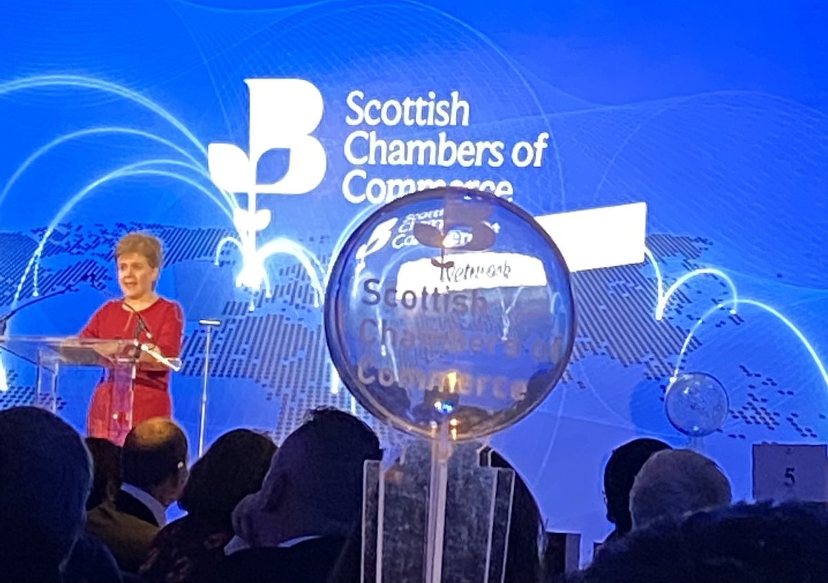 Delighted to attend ⁦@ScotChambers⁩ Dinner - my last as a Director. Thanks for the memories ⁦@lizcameronscc⁩