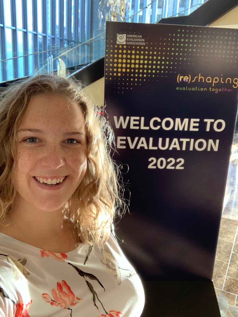 WOW! Last week knocked my socks off, and I can't tell if it was the amazing #eval22 conference, the mesmerizing city of #nola, or the abundance of seafood! So thankful to represent <a href="/QueensEduc/">Faculty of Education</a> and <a href="/eval_ecn/">ECN</a> at this meeting of minds 🙏