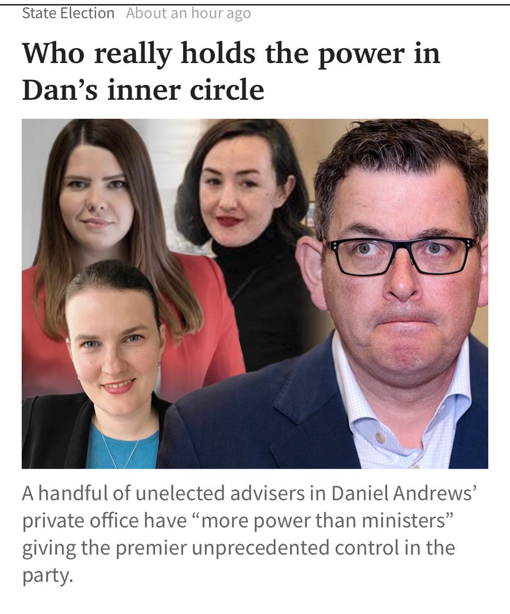 HaveeSnowball's tweet photo. Look at this lot. No wonder Victoria has no future. Three fluffy unelected Karen junior burgers running the state.

Don’t they look like they take passive-aggressive cluelessness to an entirely new level?

#RIPVic https://t.co/jqbgbYc6Fp