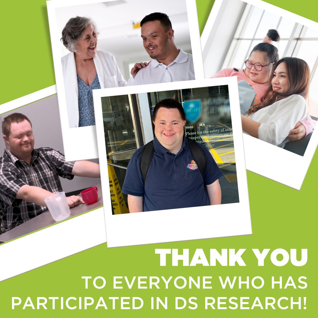 Every Thursday in November is #ThankfulThursday! This week, we’re thanking everyone who’s participated in Down syndrome research—whether that was taking a survey from home or attending an in-person study like LIFE-DSR. We couldn’t do this without you!