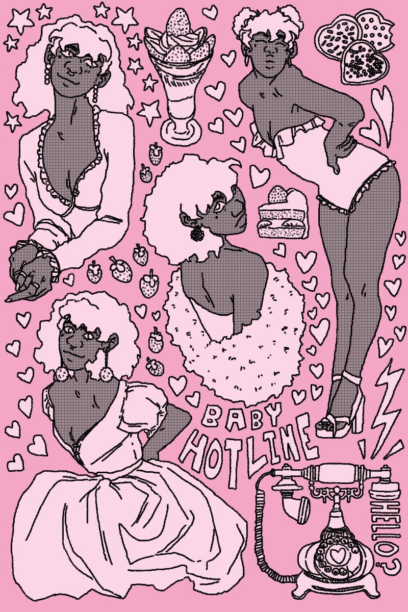 swordhe_art's tweet photo. BABY HOTLINE! please, hold me close to you. 📞💕 #ocs https://t.co/dQG7X5l4Yh