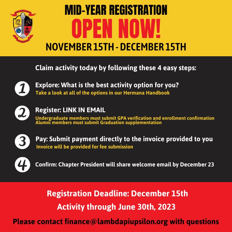 Lambda Pi Upsilon tweet media