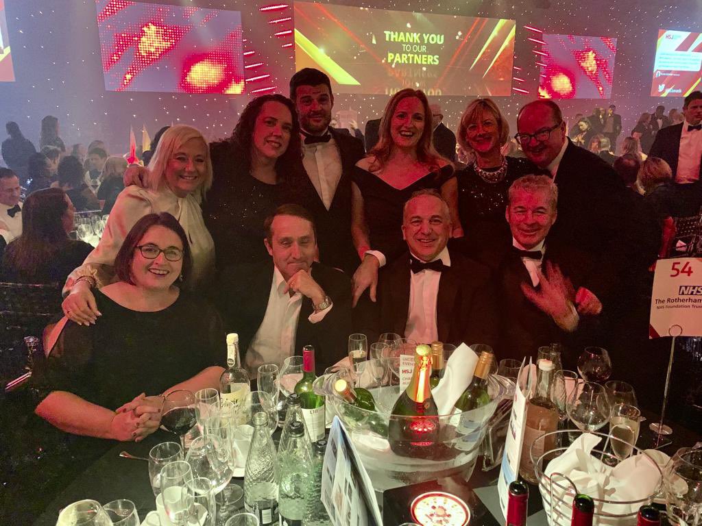 The drinks are flowing <a href="/HSJ_Awards/">HSJ Awards</a>  table 54 , after a tough few years what an amazing night to celebrate all that is amazing about the NHS- cheers everyone 🥂