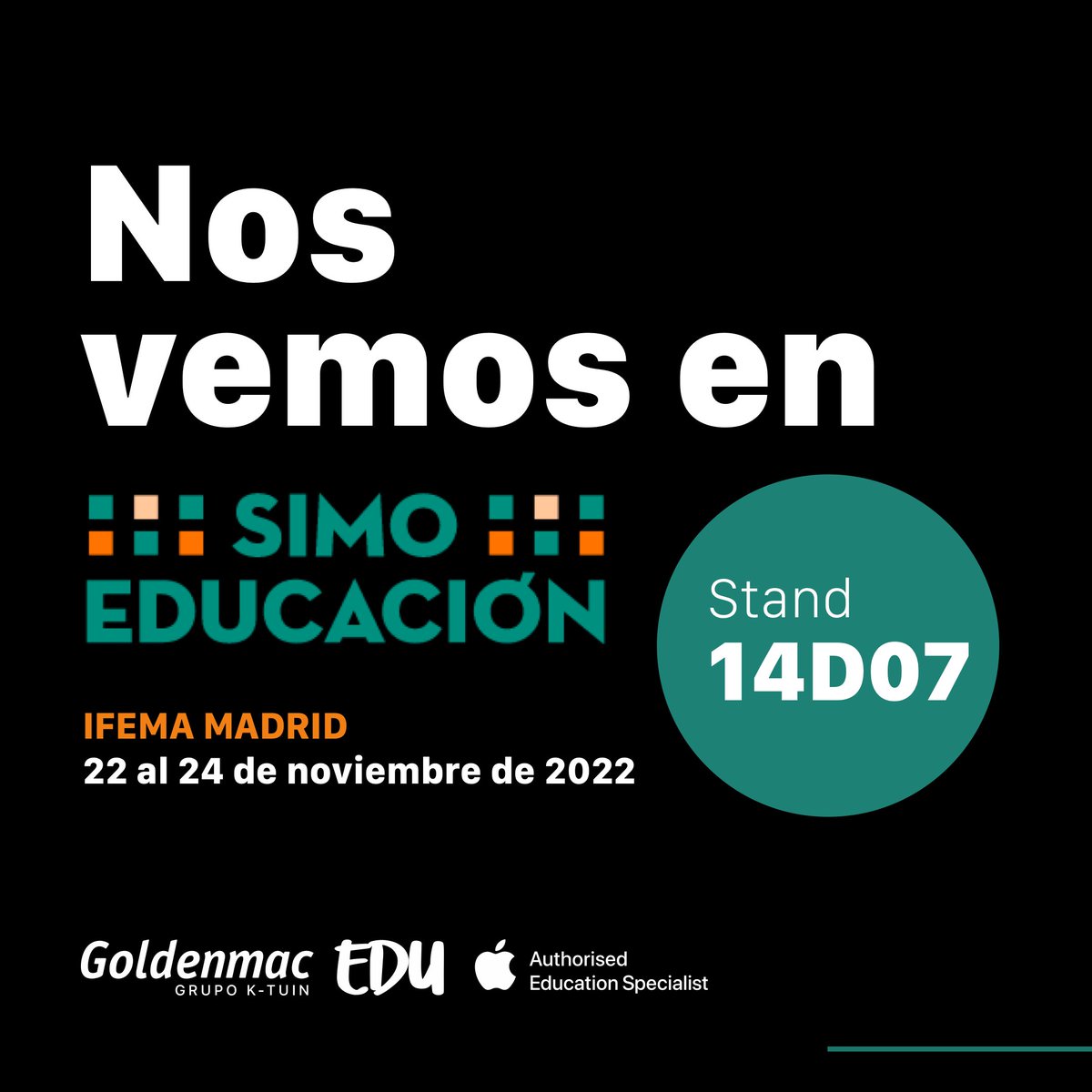 Nos vemos en <a href="/SIMOEDU_/">SIMO EDUCACIÓN</a> !!
Tres jornadas, tres temáticas: 

“Liderando la innovación: el papel de los líderes”
“El cambio en el aula: desarrollando la creatividad"
“La transformación en las diferentes etapas educativas”

Consigue tu entrada y conoce más 👉🏽 k-tuin.com/educacion/nos-…