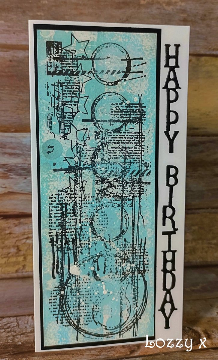 LozzyNin's tweet photo. Birthday card using one of #aallandcreate stamps by Olga Heldwein #80 distress oxides to colour. Sentiment die? x #craft #crafting #Birthday #birthdaycard https://t.co/4NJgmkptiM
