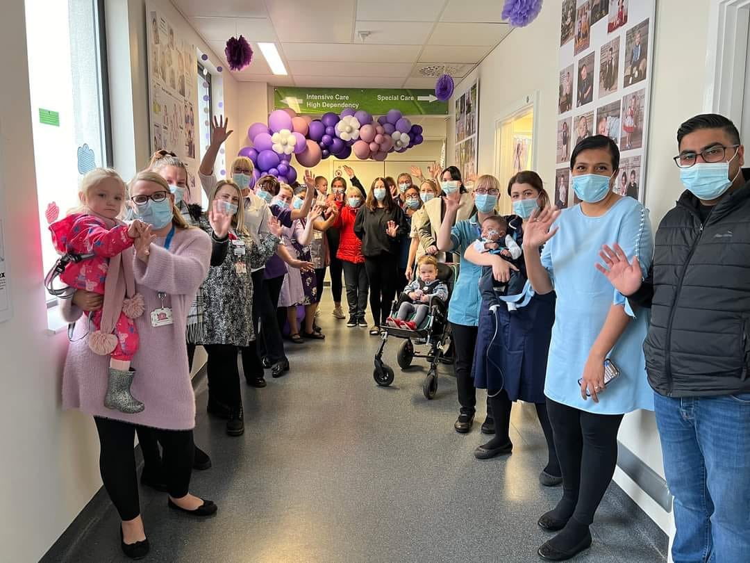JyotiKapur7's tweet photo. Heart warming to see so many of our own today! The little warriors and their parents who show us what true resilience and strength means and staff who put their heart and soul into doing the best for them. It is an honour to work alongside every one of them @NeoUHNM @UHNM_NHS https://t.co/gGZBDeGdxw