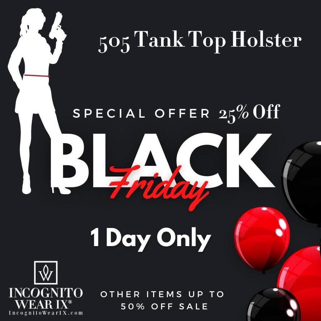 incognitowear's tweet photo. The 505 Tank Top will be on sale for ONE DAY ONLY this Black Friday; email list members get early access!
-
-
#CCW247 #dontwaitforhelp #beyourownhero #boutique #womensboutique #onlineboutique #2a #fallfashion #flatlay #iwix #smallbusiness #smallbusinesso… https://t.co/mlN30JQN8f https://t.co/9TbdlfEvYk