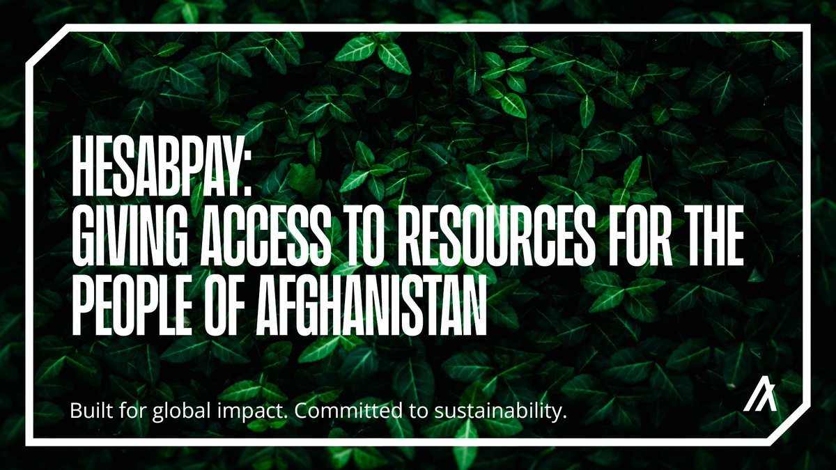 AlgoFoundation's tweet photo. .@HesabPay_ issues digital Afghani (Afn) &amp; settles transactions on the Algorand blockchain to aid in humanitarian relief efforts and bridge the financial exclusion gap in Afghanistan.
HesabPay will be speaking at @DecipherEvent
Find out more:
https://t.co/KHqRacMexQ
#GreenCrypto https://t.co/LmWJTaIdI5