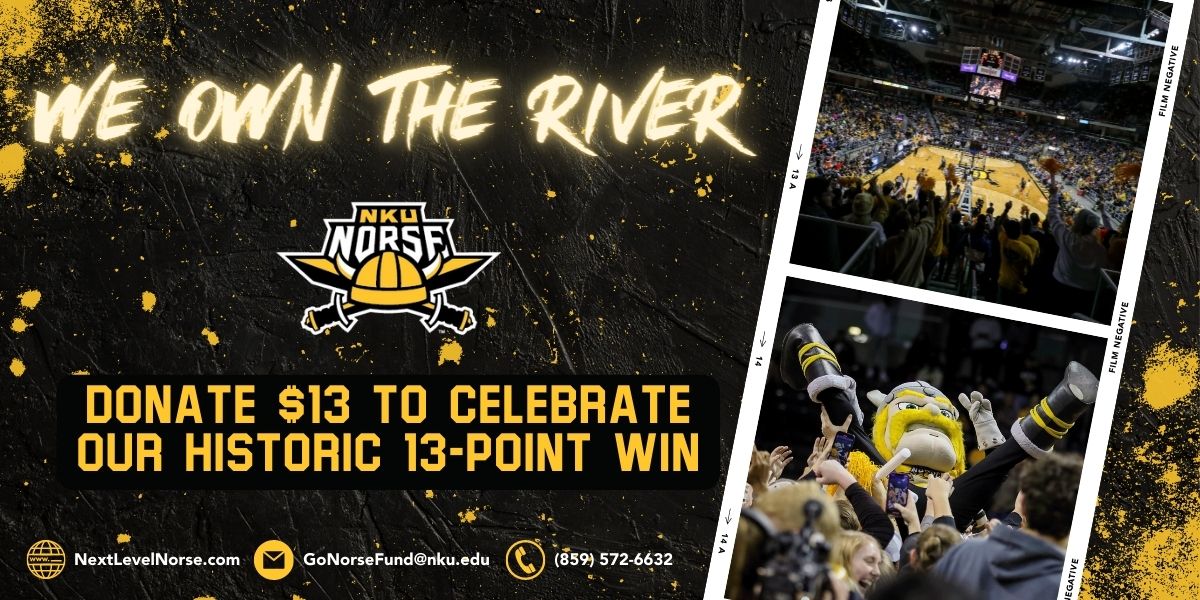 𝗪𝗵𝗮𝘁 𝗮 𝗡𝗜𝗚𝗛𝗧! The entire Northern Kentucky community had Truist Arena 𝙍𝙊𝘾𝙆𝙄𝙉𝙂 last night. 

Grab season tickets to support our Norse for the rest of the year. Make a $13 gift to the Go Norse Fund to celebrate our 13-point victory.

🔗 | NextLevelNorse.com