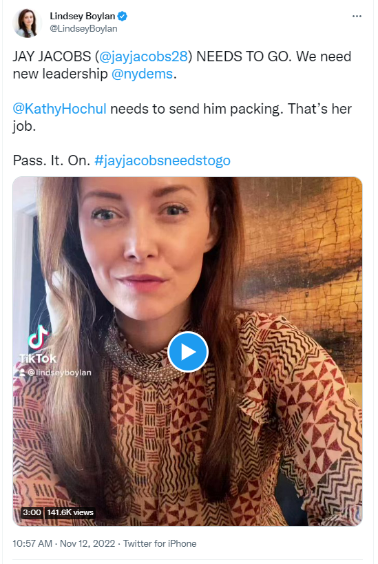 MatHelman's tweet photo. Courageous & brilliant & ACCURATE @LindseyBoylan & @Biaggi4NY remind us: @JayJacobs28 is BOTH:
-a moral failure who enabled abuse & toxicity
https://t.co/zHbsJNmkuP
&
-a political failure who helped lose us the House majority
https://t.co/J2o1vsOBzg
@nydems, #JayJacobs MUST GO! https://t.co/qcWamx2kXo