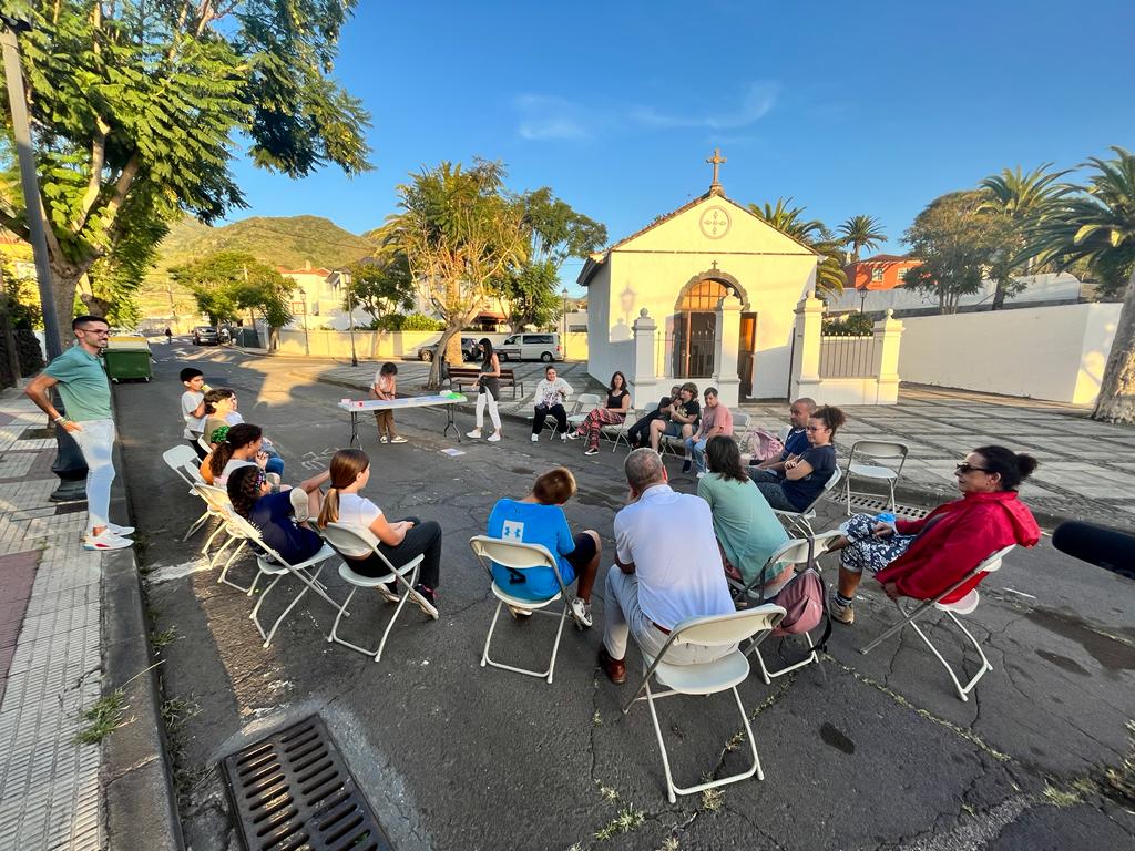 ✅Las Concejalías de Participación Ciudadana y Movilidad, dirigidas por Manuel Martín, celebraron ayer el tercer encuentro en La Placeta, en el marco de la V Semana de la Participación en #Tegueste.
