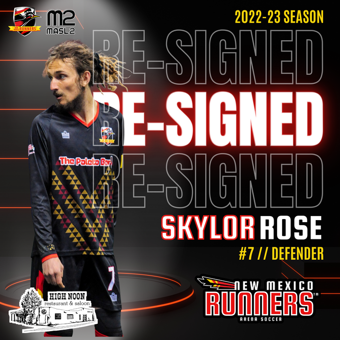 nmrunners's tweet photo. 🚨The "Bash Brothers" have returned for the #nmrunners 2022-23 season in the @M2ArenaSoccer!🚨 #ColtonOord &amp; #SkylorRose will continue to defend the field 🛡🛡🛡 

📰 https://t.co/XsiBVokS2N

Presented by @HighNoonABQ 
#runasone #nmsoccer #abq #riorancho @RREventsCenter https://t.co/Spxbd7acOu
