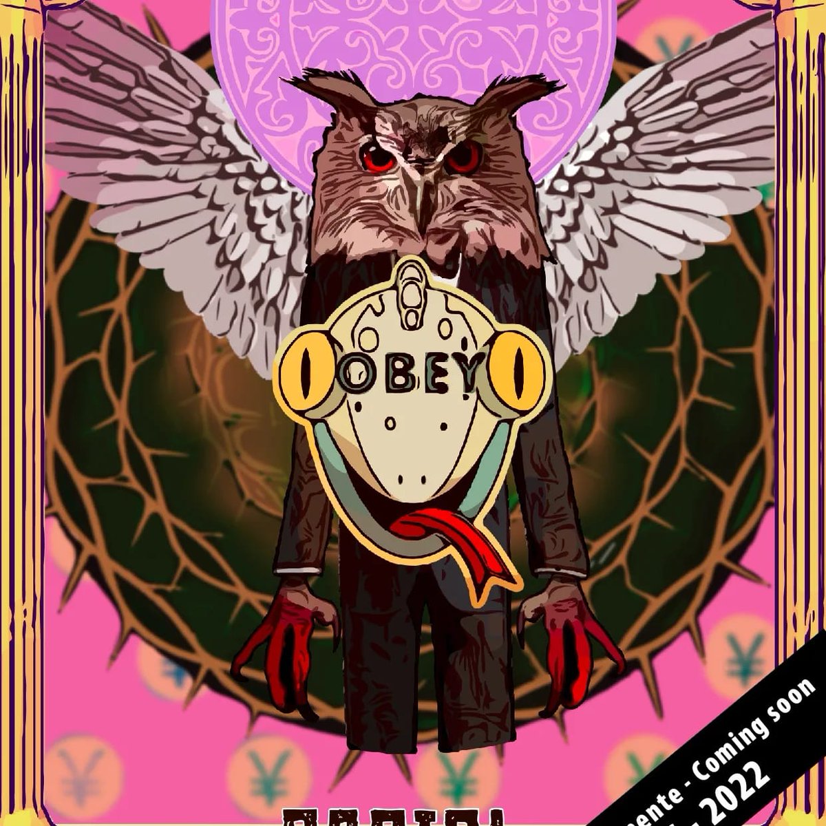 We wont #obey. New NFT collection launching in December. Follow us for more info and updates! Stay tunned! 
#speechless #nftart #collector #nftcollector #revolution #owl #tiktaktoken #cryptos #art