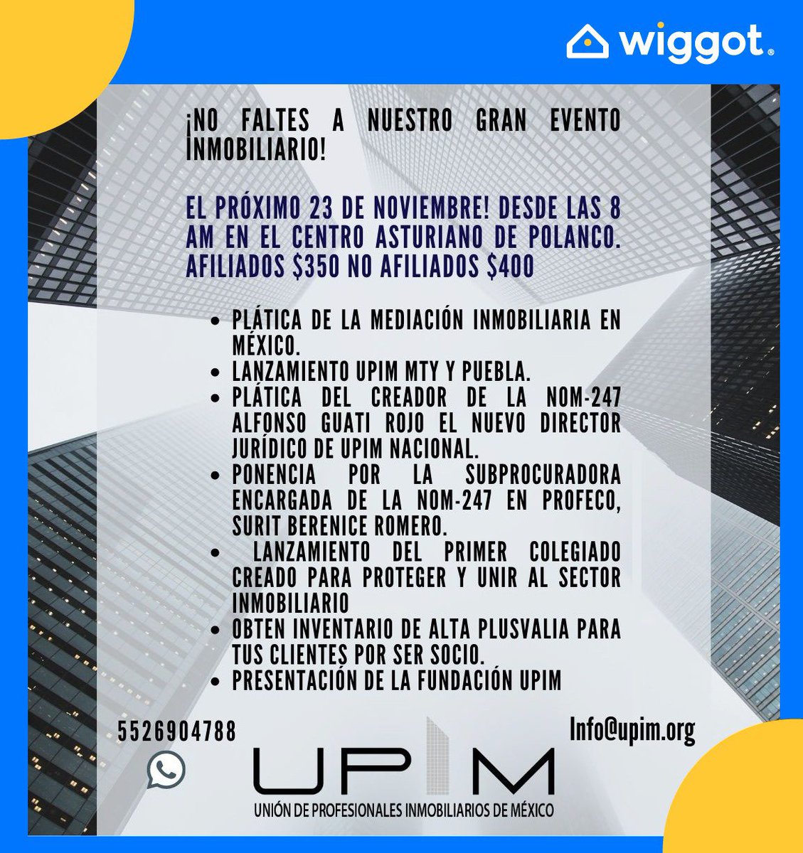 🤓 El 23 de noviembre se realizará un evento sin precedente en la industria. No te puedes perder esta oportunidad de capacitaciones y networking. Visita nuestro stand y obtendrás beneficios únicos. ¡Te esperamos!  🙌 Regístrate aquí 👉🏻 upim.org