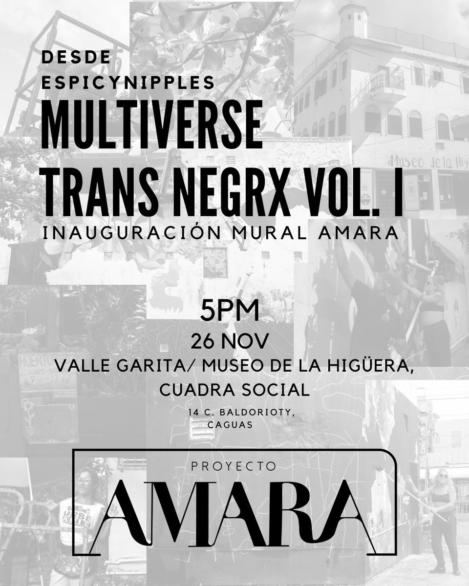 ¡Estamos tan emocionadxs de compartir con todxs ustedes la inauguración dxl mural de nuestrx hermana Amara junte con la cori hermosx de <a href="/urbeapie/">Urbe Apie</a>! Acompáñanos en este viaje transcuántico hacia nuestrxs vidas y logros.