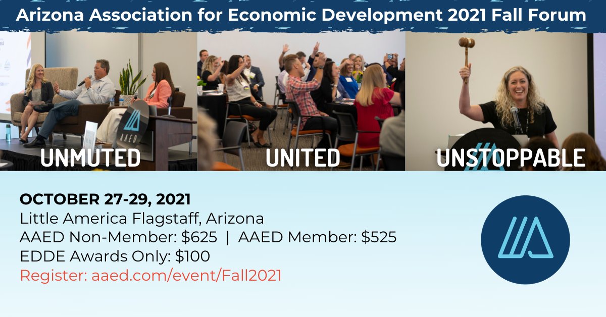 Arizona BEDC Registration and AAED Scholarship Application Open! - mailchi.mp/aaed/eventfall…