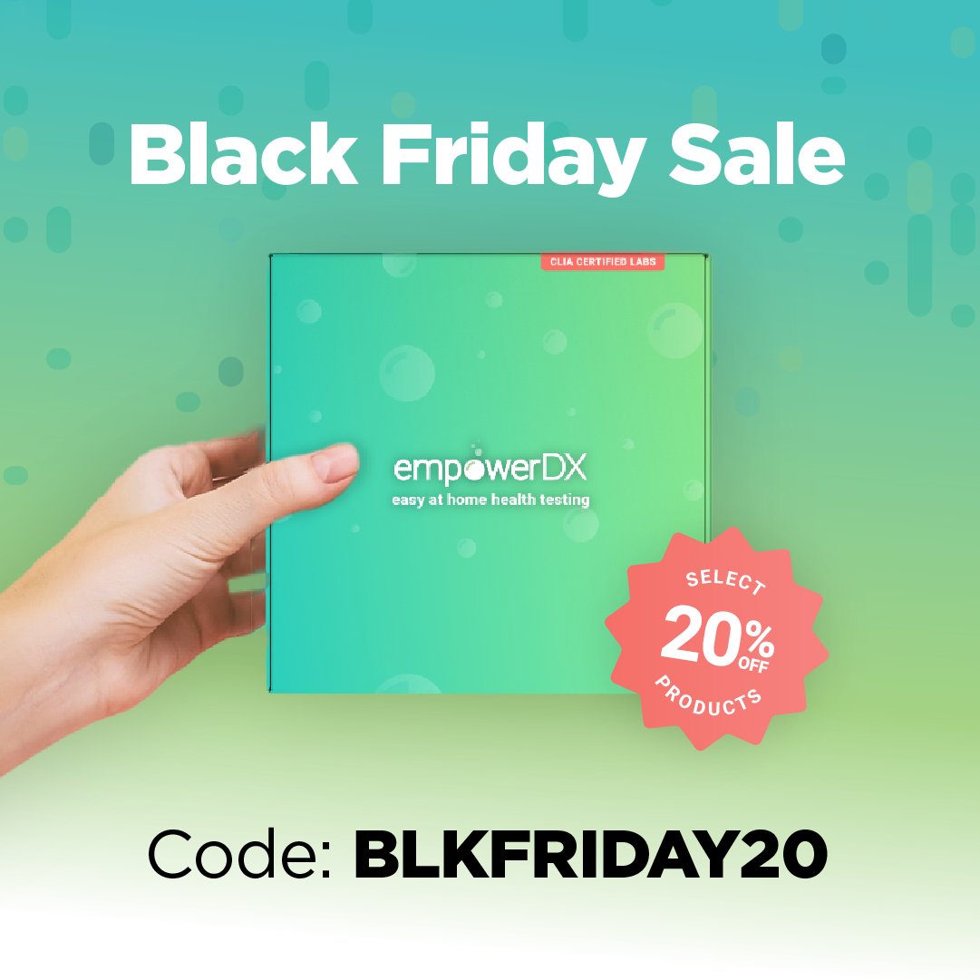 It's the most wonderful time of the year❄️—it's time to save on at-home health tests from empowerDX!

Get 20% off select tests and get insight on your health this holiday season.

View eligible tests and redeem your offer at the link below!

 empowerdxlab.com/c/black-friday