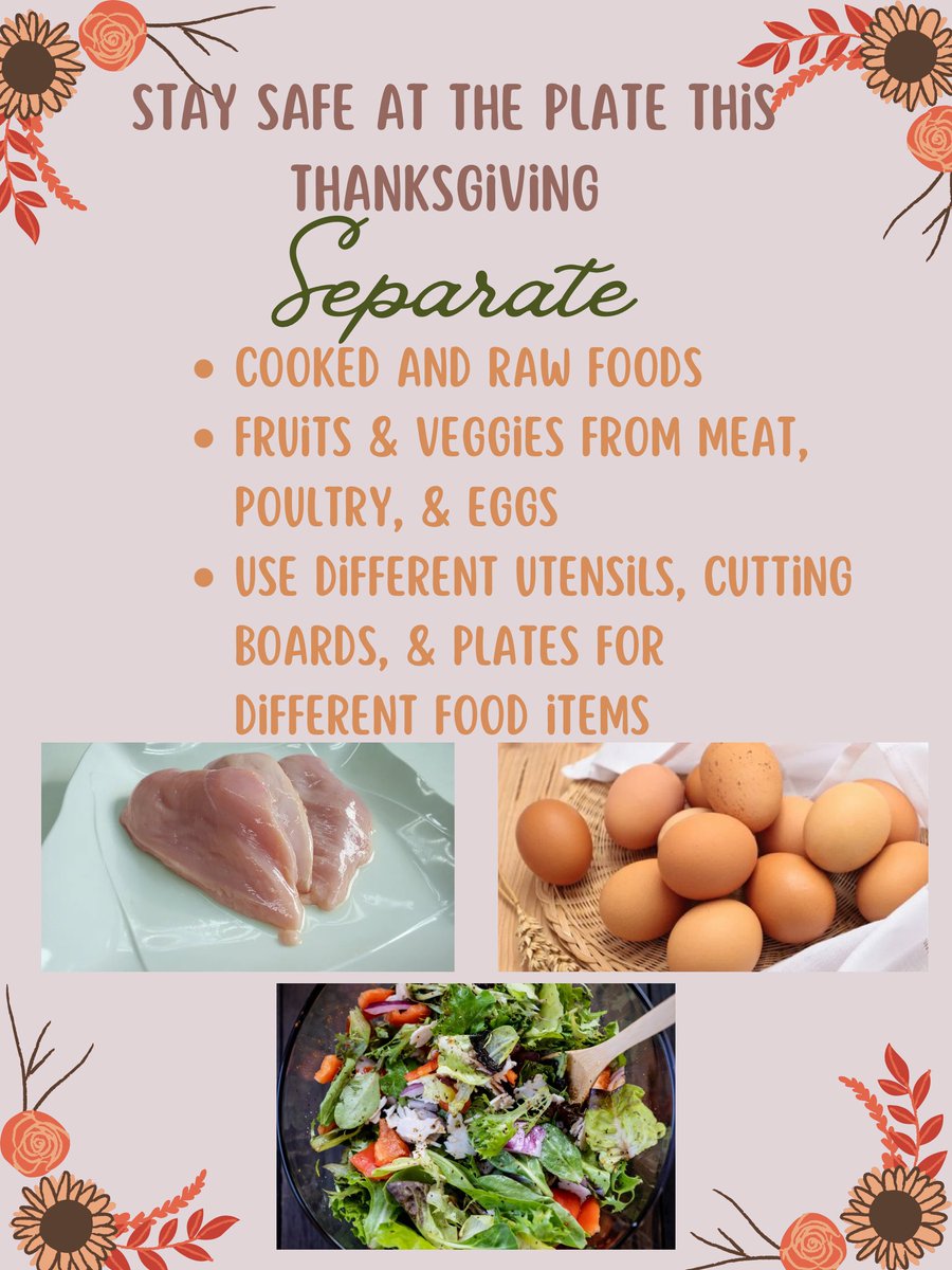 #Thanksgiving #thanksgivingmeals #foodsafety #holidayfoodsafety #fightbac
