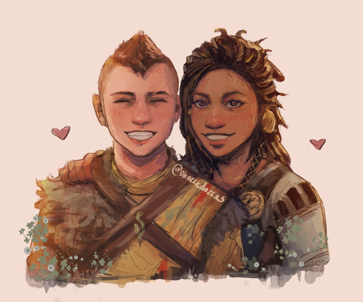 「I love them...#GodofWarRagnorok #Atreus 」|💜⋆*✩⑅*Gabby⋆*✩⑅*💜のイラスト