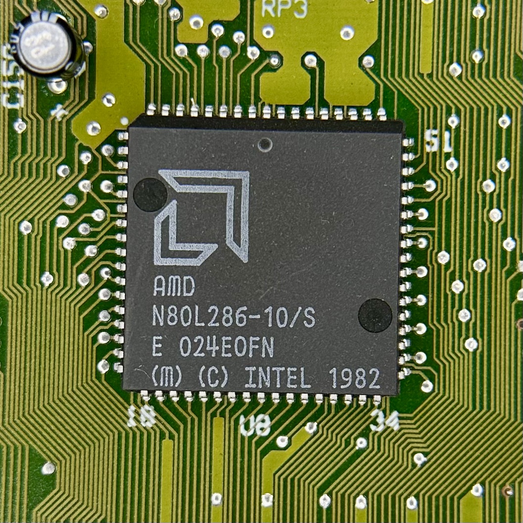 GarthBeagle's tweet photo. AMD Am286 10MHz as found in the IBM PS/1 (Model 2011) circa 1990

#amd #am286 #intel #intel286 #retropc
#vintagecomputing #intellastgivingamdthegoods https://t.co/SnRabuMbUZ