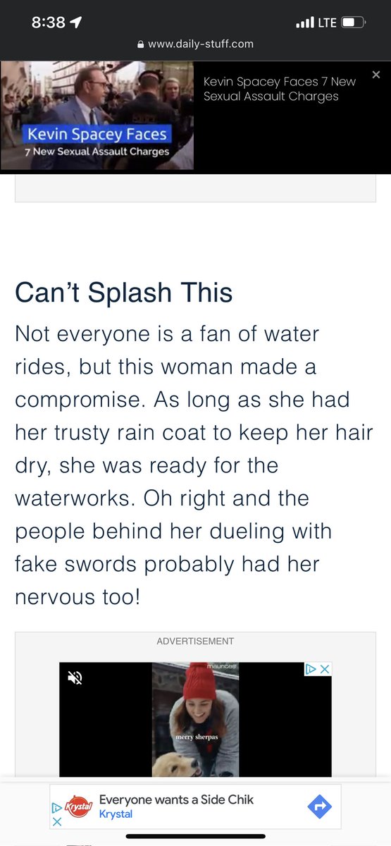 jonmanasco's tweet photo. This is hilarious, I’m clickbait famous!!!! And the photo is only 11 years old! Lol. #splashmountain #wdw40 #WDW https://t.co/I9idX7DenU