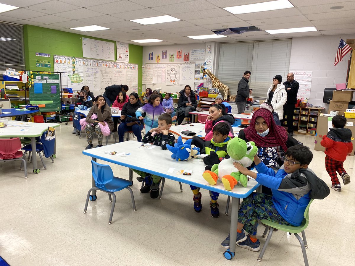 D45Stevenson's tweet photo. Bedtime Stories was a success!  Families gathered to spend quality time enjoying stories, making memories and connecting with our staff.  Love for reading was in the air tonight! 📚 🥰 https://t.co/m1dvydfWEe
