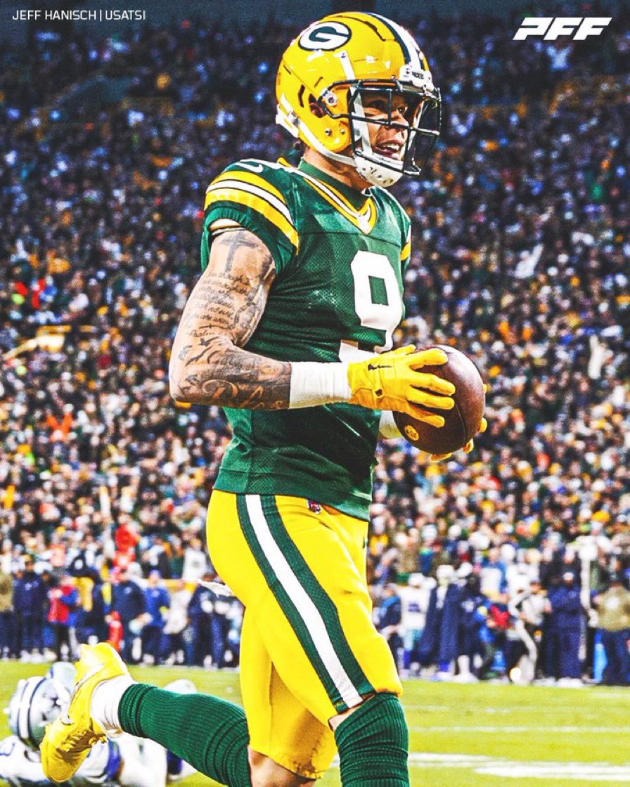 PFF_Fantasy's tweet photo. WHO STARTED CHRISTIAN WATSON 🔥 https://t.co/MmzJxzUDid
