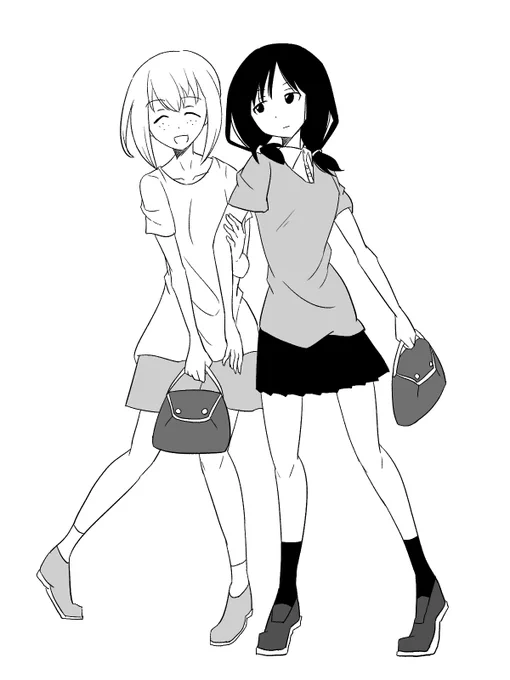 昔の絵ほっそ!今の絵ふっと! 