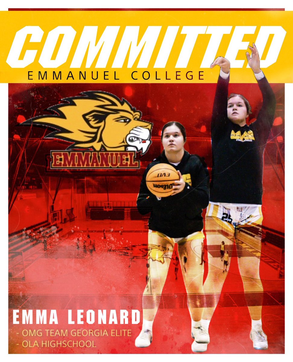 Emma Leonard is officially an Emmanuel Lady Lion! Congratulations Emma!