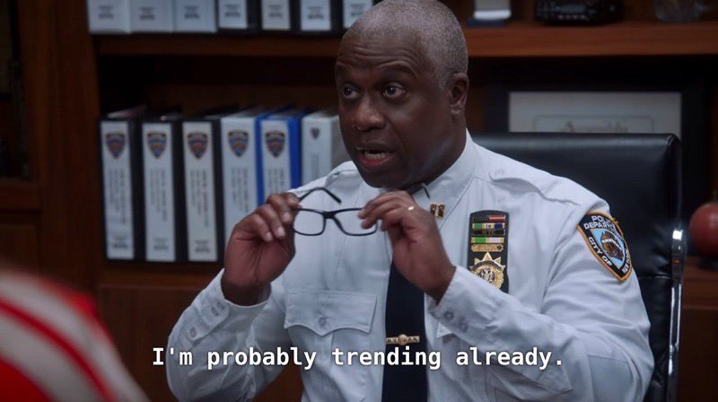 out of context brooklyn nine nine tweet media
