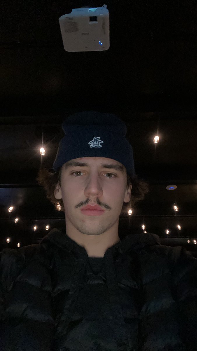 Shave or keep mustache.