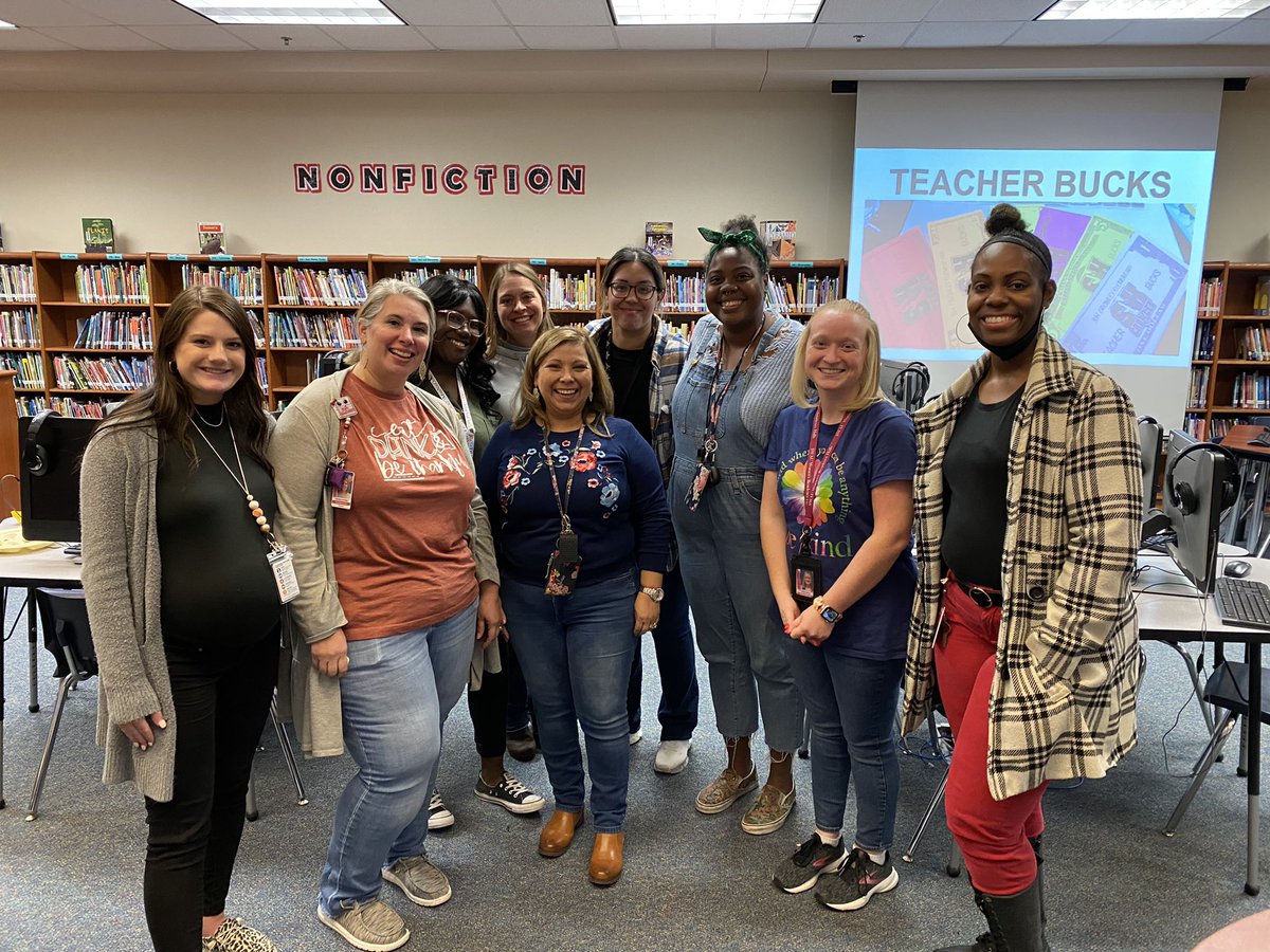Just like we reward our students for Perfect Attendance, we reward our staff with PERFECT ATTENDANCE CERTIFICATE each six weeks and Teacher Bucks ! Bidding Wars with Teacher Bucks! THANK YOU FOR GIVING YOUR  BEST EVERYDAY! 👏🏽🎊🎉🙌🏾🙌🏾 Can’t do it without you!