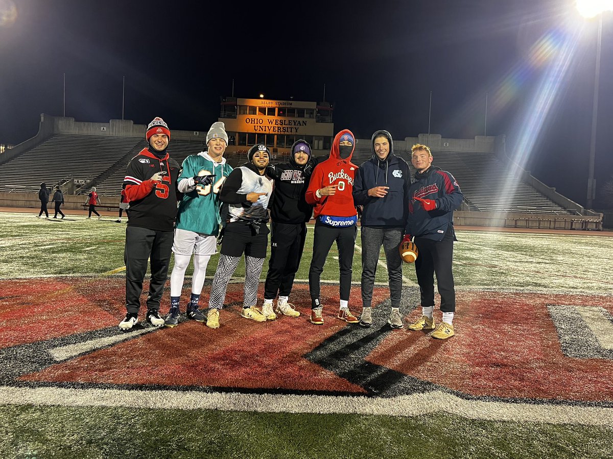OWU_Baseball's tweet image. Turkey Bowl V Champs! #GoBishops