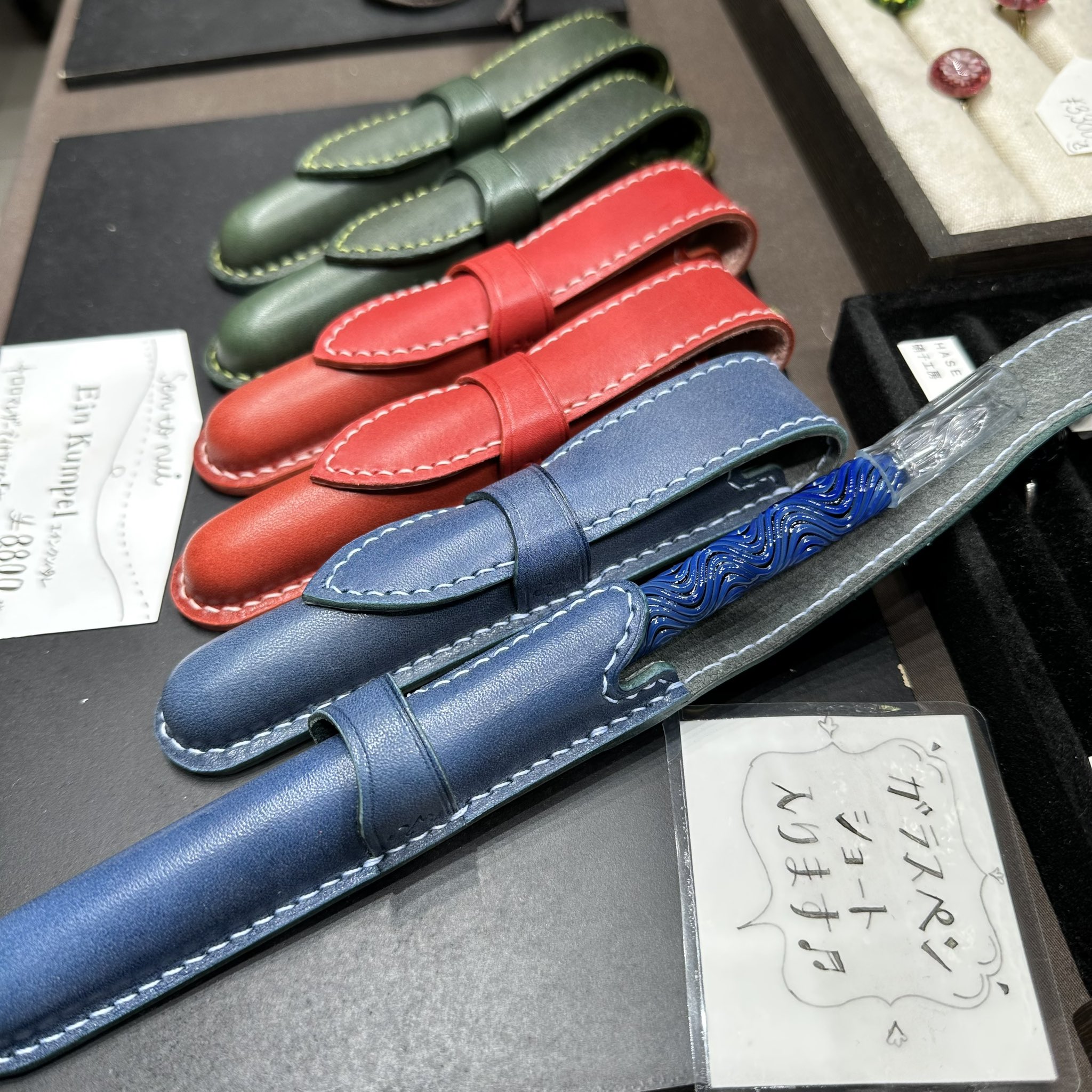 HASE硝子工房 ガラスペン 灯り-奈良SP-赤金 - www.onkajans.com