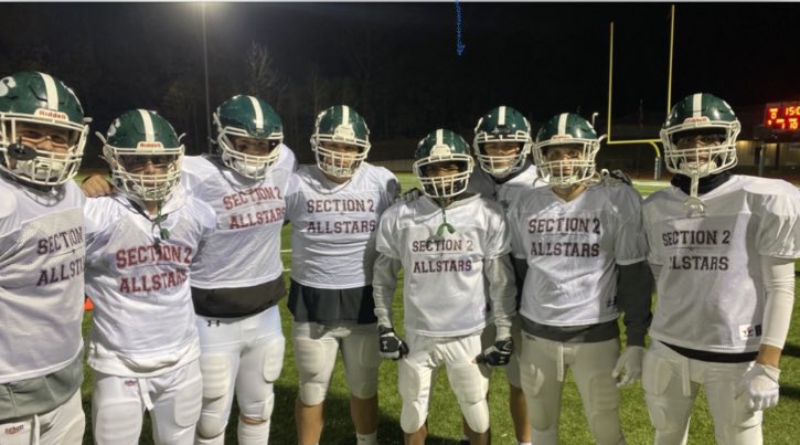 It was great being with some of my Shen brothers and coaches at the Section 2 All Star game tonight. Pumped to win Lineman of the Game! Go Shen <a href="/shenfootball_01/">Shen Football</a> <a href="/coach_mcquade/">Coach McQuade</a> <a href="/CoachBClawson/">Coach Brian Clawson</a> <a href="/bmillz44/">Brandon Miller</a> <a href="/rfenton33/">Ryan Fenton</a>
