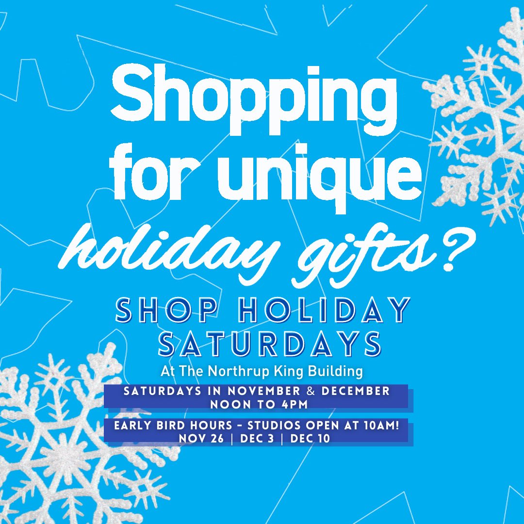 Holiday Saturdays are back at the NKB! 

Every Saturday from noon to 4pm in November and December, through December 17th.

nemaa.org/events/holiday…