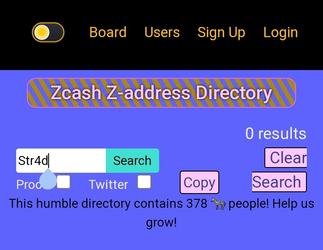 ZECpages's tweet photo. @str4d https://t.co/QQtsh3ahzr
