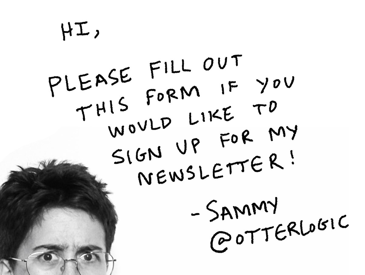otterlogic's tweet photo. SAMMY MAILING LIST… IF YOU WANNA HEAR FROM ME IN YOUR INBOX
https://t.co/NbZ4aG0jbe https://t.co/Ip0k5KWedg