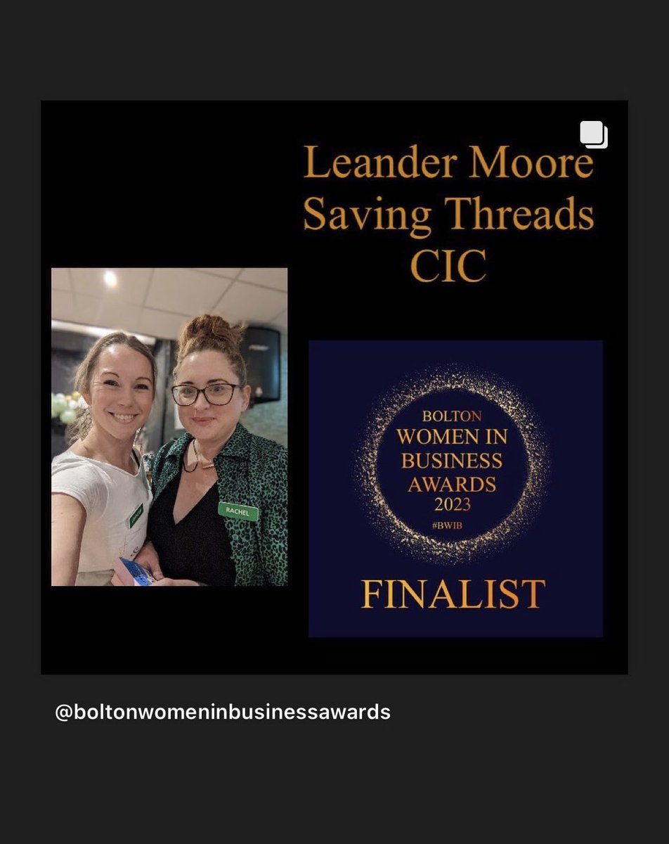 savingthreads11's tweet image. Yay finalist’s #Bolton #savingthreads #boltonwomeninbuisness #charity #support #local #wohoo