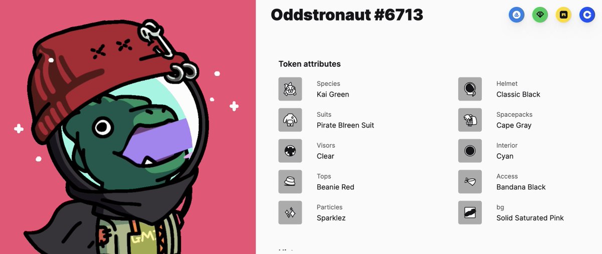 mindfullybored's tweet photo. Something #Odd coming tomorrow for the @oddstronauts ... high end merch drop and first use of the $BOBA token generated by staking your #Oddies
I especially appreciate the attention to detail: every Oddie collectible has a "stats page" π (art is fully animated of course...) π₯ https://t.co/KVoiy4A1MC