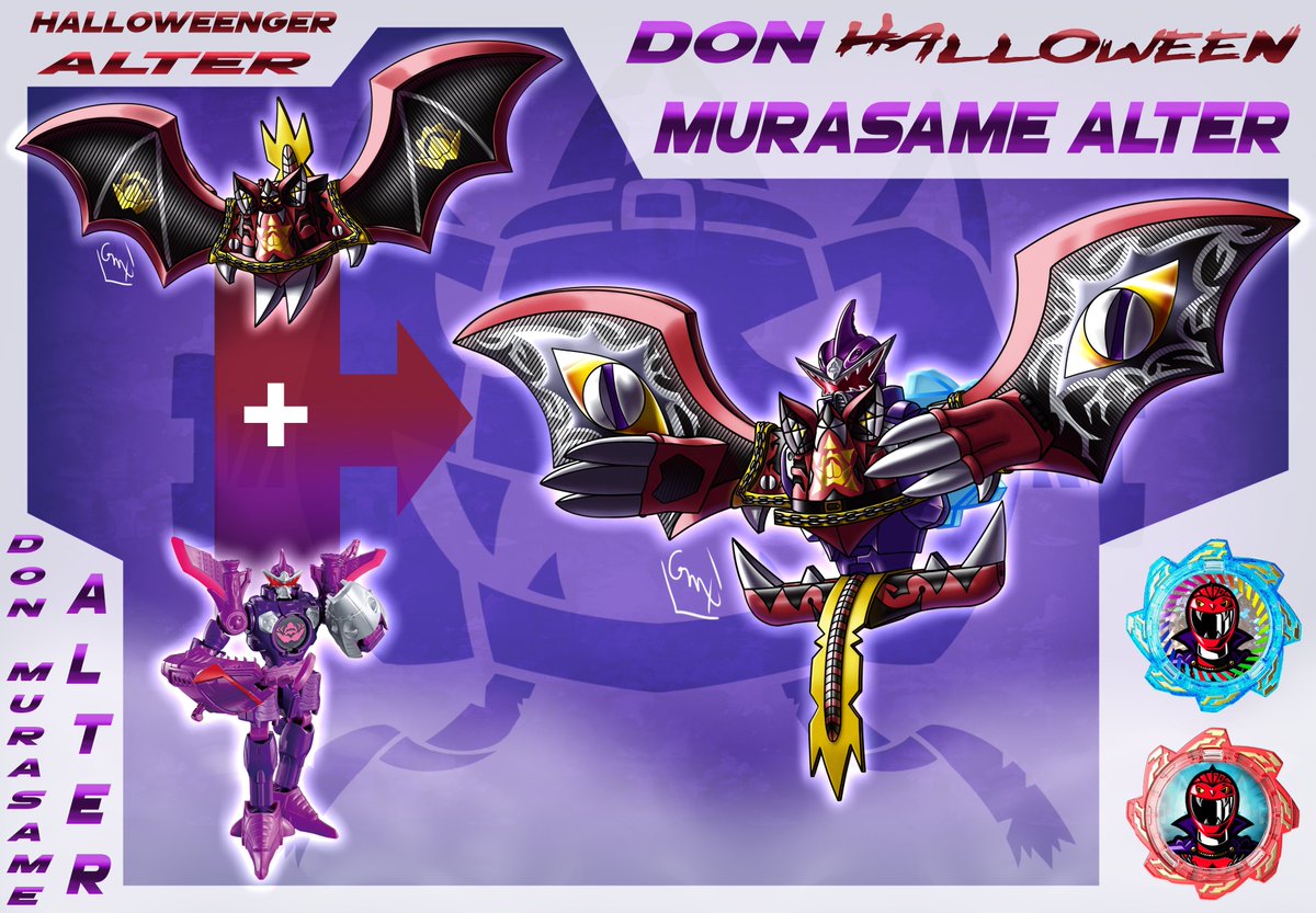 MaxiriderS2's tweet photo. Wahaha! It's the bond between DonBrothers and Halloweengers: Hallowenger Alter
Combined with Don Momotaro Alter (And Don Murasame Alter) they form Don Halloween Momotaro Alter
#art #draw #digitalart #tttdivulga #Sararetweets #arte #artedigital #oc #Donbrothers #supersentai https://t.co/AO8yj7kfu3