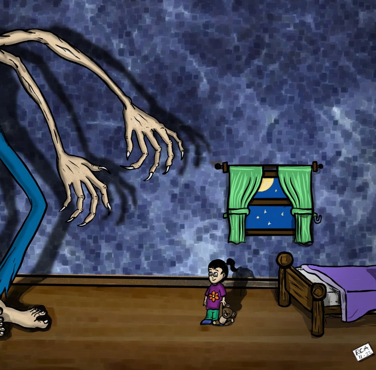 Master_Sardu's tweet photo. "Daddy, is that you?"
#creepyart #creepycartoon #monsterart #drawing #artwork #digitalart #spookyart #spookycartoon https://t.co/QDgjxkL8sB