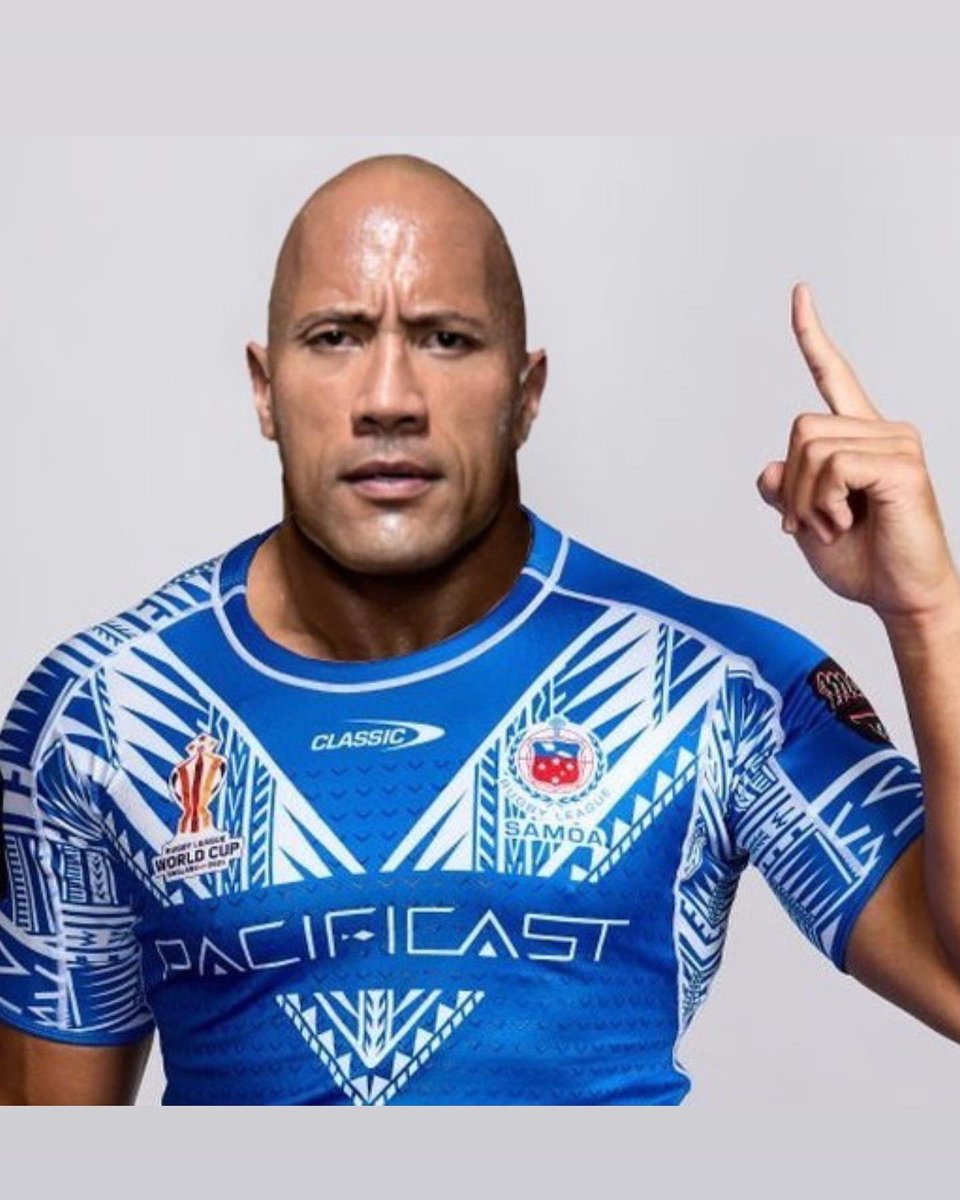 thenrlroast's tweet photo. WE F-CKING DID IT!!!!
@therock giving @RLSamoa a CHEEEHOOO this morning for the World Cup!!! How good 🇼🇸🇼🇸🇼🇸 
#RLWC2021 https://t.co/clP8gn7qzt