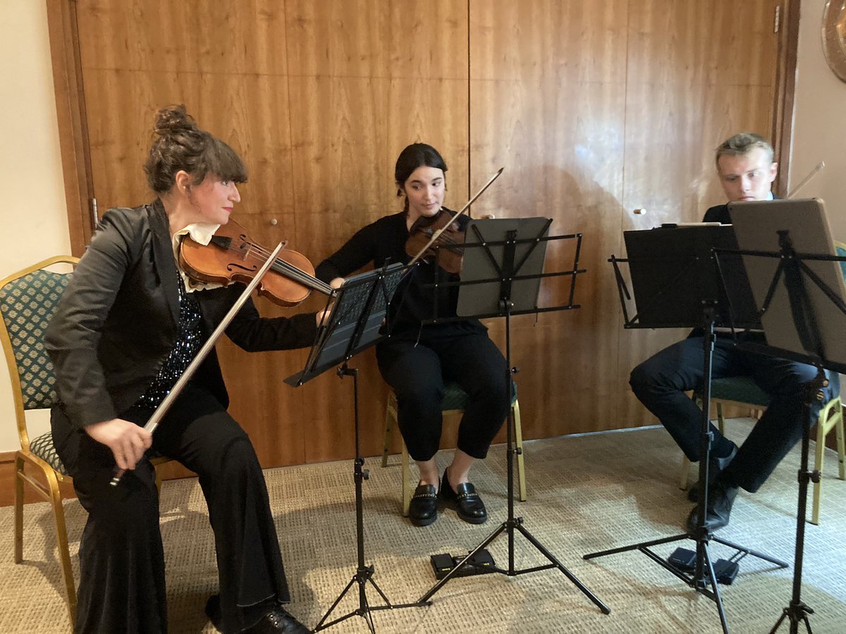 Thank you Master Rob - #InformationTechnlogists.
Lovely evening with a sociable group of Masters and Clerks. The musicians were a highlight - Knox String Quartet from the Guildhall School. The Master Actuary is very grateful!